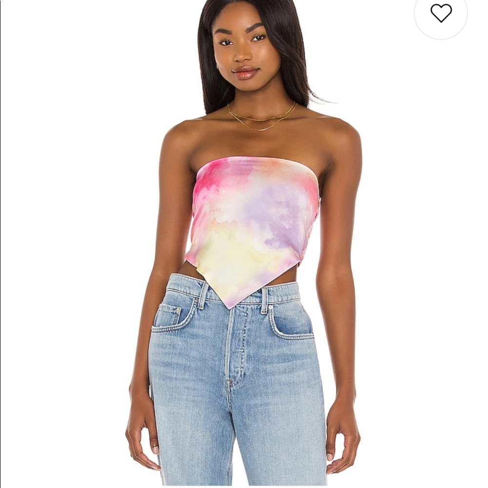 Superdown strapless top